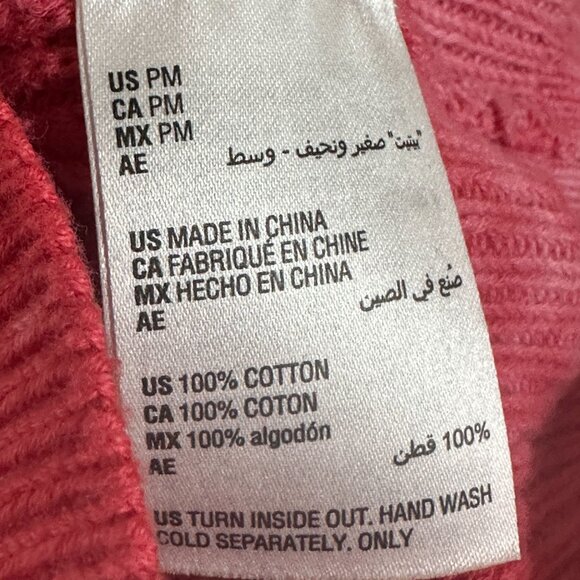 Bejeweled Red Tie-Dye Sweater By INC International Concepts Size PM - Picture 10 of 10